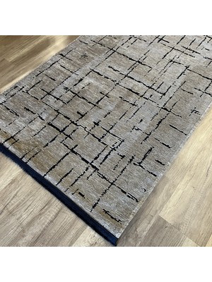 Hoom Rugs Bej Çizgisel Desenli Kilim - Dekoratif Kilim Modelleri - Hoom Rugs Prestij Eko 119