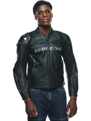 Daınese Mont Racıng 4 Leather Black - 54