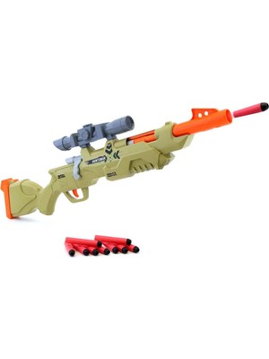 Lanard Toys Sunman Huntsman Alpha Ambush Tüfek Dürbünlü 6 Dart Sünger Mermili Oyun Seti