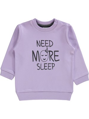 Civil Baby Kız Bebek Sweatshirt 6-18 Ay Lila