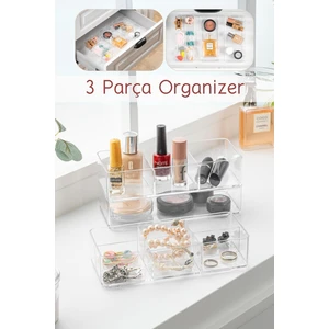 Nandy Home 3 Parça Çekmece Içi, Çok Amaçlı Düzenleyici Organizer Seti