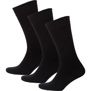 Bambu Çorap Siyah 40-44 3'lü Set