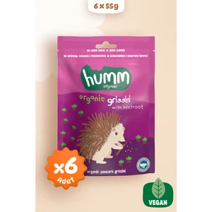 Humm Organic - Organik Vegan Pancarlı Grissini Atıştırmalık Paketi - 6 Adet