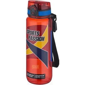 500ML Sports Passion Kayma Yapmayan Tutma Bölmeli Tritan Su Matarası