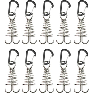 10X Çadır Kazıkları Çapa Peg Yaylı Iş Için (Yurt Dışından)