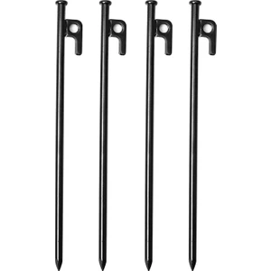 Yürüyüş Için 4 Ağır Hizmet Tipi Çelik Tente Tente Mandal Çivisi 30CM (Yurt Dışından)