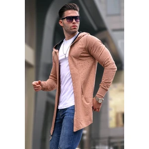 Camel Yırtık Detaylı Hırka 4093