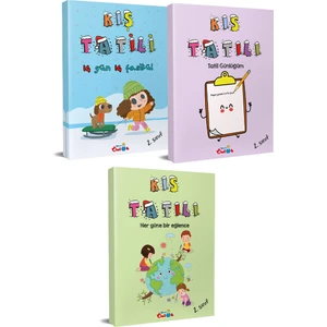 Mavi Önlük Yayınları 2. Sınıf Kış Tatili Seti 3 Kitap