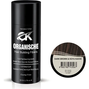 Hair Building Fibers 50 gr Koyu Kahve  Saç Tozu
