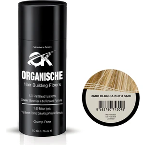 Hair Building Fibers 50 gr Koyu Sarı  Saç Tozu