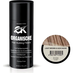 Hair Building Fibers 50 gr Açık Kahve  Saç Tozu