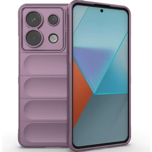 Xiaomi Redmi Note 13 Pro Için Yumuşak Tpu Kaymaz Telefon Kılıfı - Mor (Yurt Dışından)