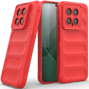 Xiaomi 14 Için Yumuşak Tpu Kaymaz Telefon Kılıfı - Kırmızı (Yurt Dışından)