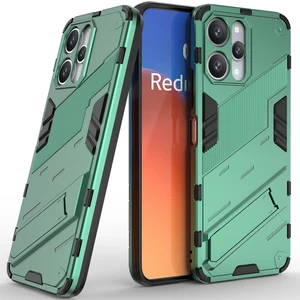 Xiaomi Redmi 12 /note 12R/POCO M6 Pro 5g Için Sert Pc Tpu Hibrit Düşme Önleyici Stand Telefon Kılıfı - Yeşil (Yurt Dışından)