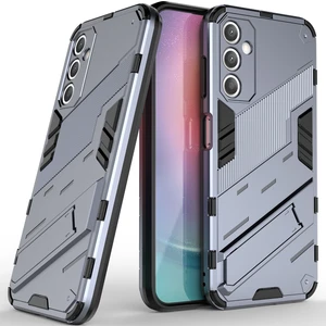 Samsung Galaxy A25 Için Sert Pc Tpu Hibrit Düşme Önleyici Stand Telefon Kılıfı - Gri (Yurt Dışından)