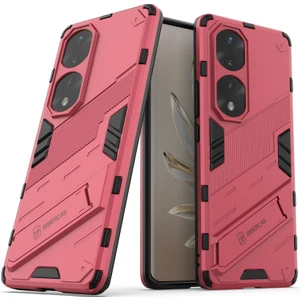 Honor 70 Pro Için Sert Pc Tpu Hibrit Düşme Önleyici Stand Telefon Kılıfı - Sıcak Pembe (Yurt Dışından)