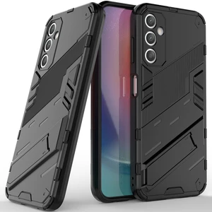Samsung Galaxy A25 Için Sert Pc Tpu Hibrit Düşme Önleyici Stand Telefon Kılıfı - Siyah (Yurt Dışından)