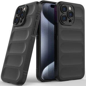 iPhone 15 Pro Için Yumuşak Tpu Kaymaz Telefon Kılıfı - Siyah (Yurt Dışından)