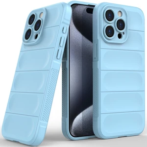 iPhone 15 Pro Için Yumuşak Tpu Kaymaz Telefon Kılıfı - Mavi (Yurt Dışından)
