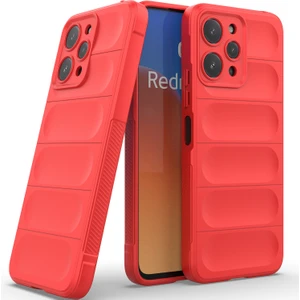 Xiaomi Redmi 12 4g Için Yumuşak Tpu Kaymaz Telefon Kılıfı - Kırmızı (Yurt Dışından)
