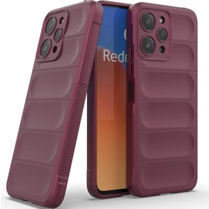 Xiaomi Redmi 12 4g Için Yumuşak Tpu Kaymaz Telefon Kılıfı - Koyu Kırmızı (Yurt Dışından)