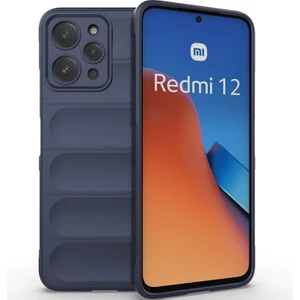 Xiaomi Redmi 12 4g Için Yumuşak Tpu Kaymaz Telefon Kılıfı - Lacivert (Yurt Dışından)