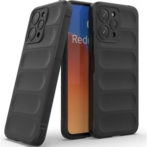 Xiaomi Redmi 12 4g Için Yumuşak Tpu Kaymaz Telefon Kılıfı - Siyah (Yurt Dışından)