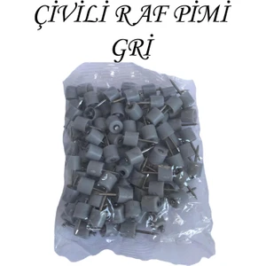 Çivili Raf Pimi Duvar Dolap Mobilya Pimi Sert Plastik Raf Tutucu Gri