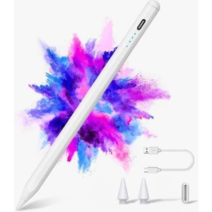 Apple Ipad A16 2025 Pencil Stylus Mıklatıslı  Avuç Içi Red Eğim Özellikli Çizim Kalemi