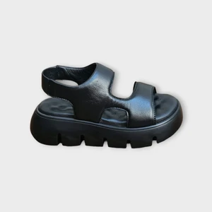 Dünya Shoes  Deri Kadın Sandalet