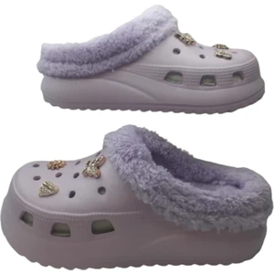 Kadın Taşlı Pudra Içi Peluş Eva Terlik AKB320-110