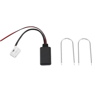 307 Için Berlingo B9 C3 C4 C5 Rd4 Vdo CD Temizleme Aracı ve 12 Pin Bluetooth Modülü Aux In Adaptörü (Yurt Dışından)