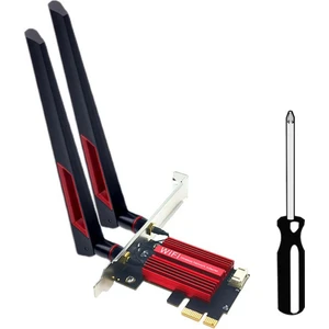 Wifi 7 BE200 Pro Pcie Kablosuz Ağ Adaptörü + 10DB Anten Bt5.4 Tri Band 2.4g/5g/6ghz BE200 WIN11 Için Wifi Kartı (Yurt Dışından)