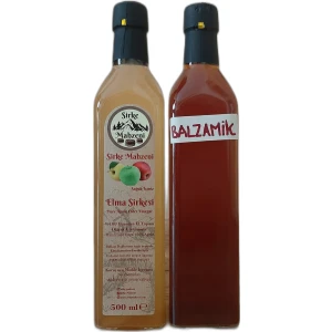 Sirke Mahzeni Elma Sirkesi+Balzamik Sirke 500ML 2li Paket