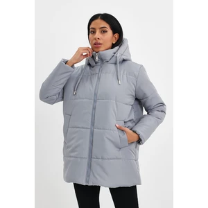 Bayan Kapşonlu Oversize Şişme Mont RD24KB025163