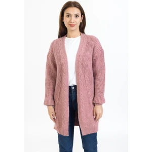 Villager & Son Ms Bayan Örme Hırka Tpş Gül Kurusu