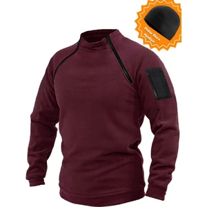 Ghassy Co. Erkek Airforce Tactical Thermal Tech. Fonksiyonel Kol Cepli Polar
