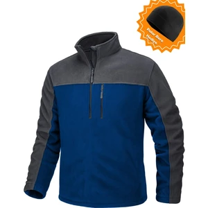 Ghassy Co. Erkek Quarter Zip Yarım Fermuarlı Cepli Polar