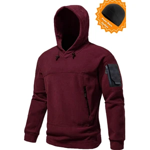 Ghassy Co. Ghassy Co. Erkek Military Sport Warm Outdoor Kapüşonlu Polar Ceket 