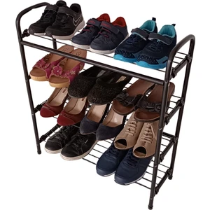 Peyto 4 Bölmeli Metal Ayakkabılık Ayakkabı Rafı Düzenleyici Raf