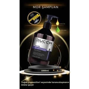 Ducca Mor Şampuan 1000 ml (Keratin İçerikli, Tuzsuz)