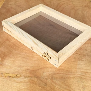 Arkaik Craft Kağıt Kasnağı Ahşap El Yapımı Kağıt Üretim Kasnak Seti