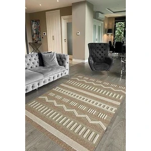 Çam Halı Togo 676 Yeşil Iskandinav Desenli Koridor Halısı Kesme Yolluk Mutfak Halısı Modern Salon Halısı