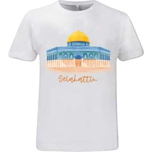 Çerçi Bazaar Mescid-I Aksa Baskılı T-Shirt
