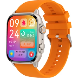 Zcwatch V1223 Amoled 4.9 cm Hd, Bt Call , Al Asistan Spor&sağlık Yaşam Koçu, Gps Akıllı Saat
