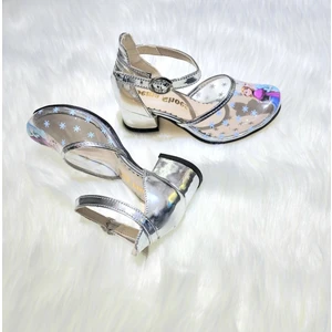 Elsa Topuklu Ayakkabı Şeffaf Kız Çocuk Elsa Topuklu Ayakkabı