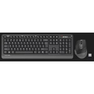 A4 Tech FG1035, Gri, Fstyler, Türkçe Q, Kablosuz, Klavye Mouse Set