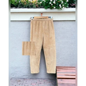 Moday Tesettür Peluş Pantolon Lastikli Bel