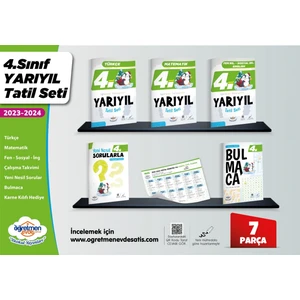 Öğretmen Evde Yayınları 4. Sınıf Yarıyıl Tatil Seti