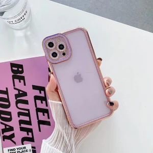 Apple iPhone 11 Rio Yıldız Desenli Kare Kenar Kamera Korumalı Kılıf